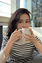 Casual Striped Knitted Slim Sweater